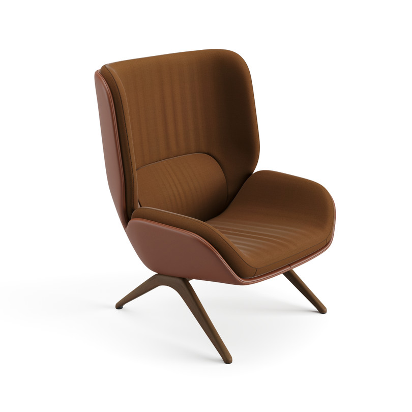 Lepal Lounge Chairs Wood Legs | Arper US